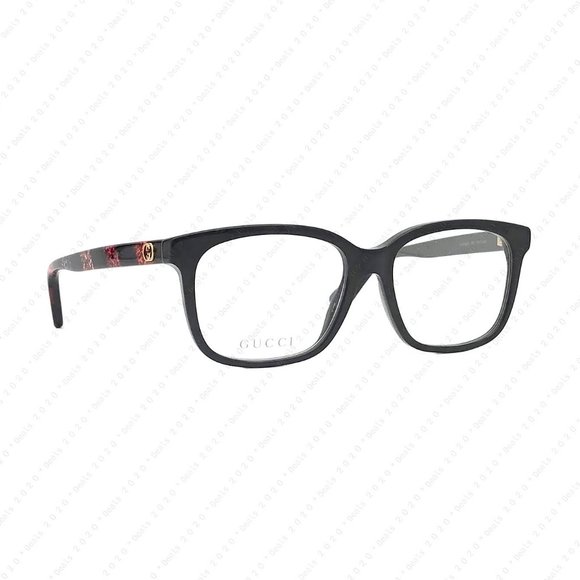 New GUCCI GG0330O 008 55mm Black Glitter Eyeglasses - Picture 8 of 11